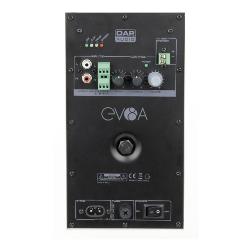 DAP EVO 8A Actieve speakerset zwart - 8 inch 80W