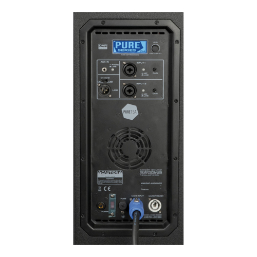 DAP Pure-15A Actieve 2-weg speaker met DSP - 15 inch 600W