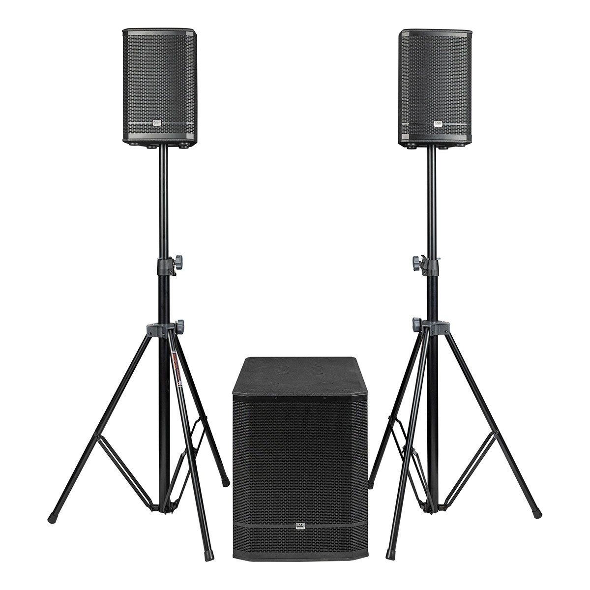 DAP Pure Club 15 Actieve speakerset met DSP 15 inch subwoofer + 8