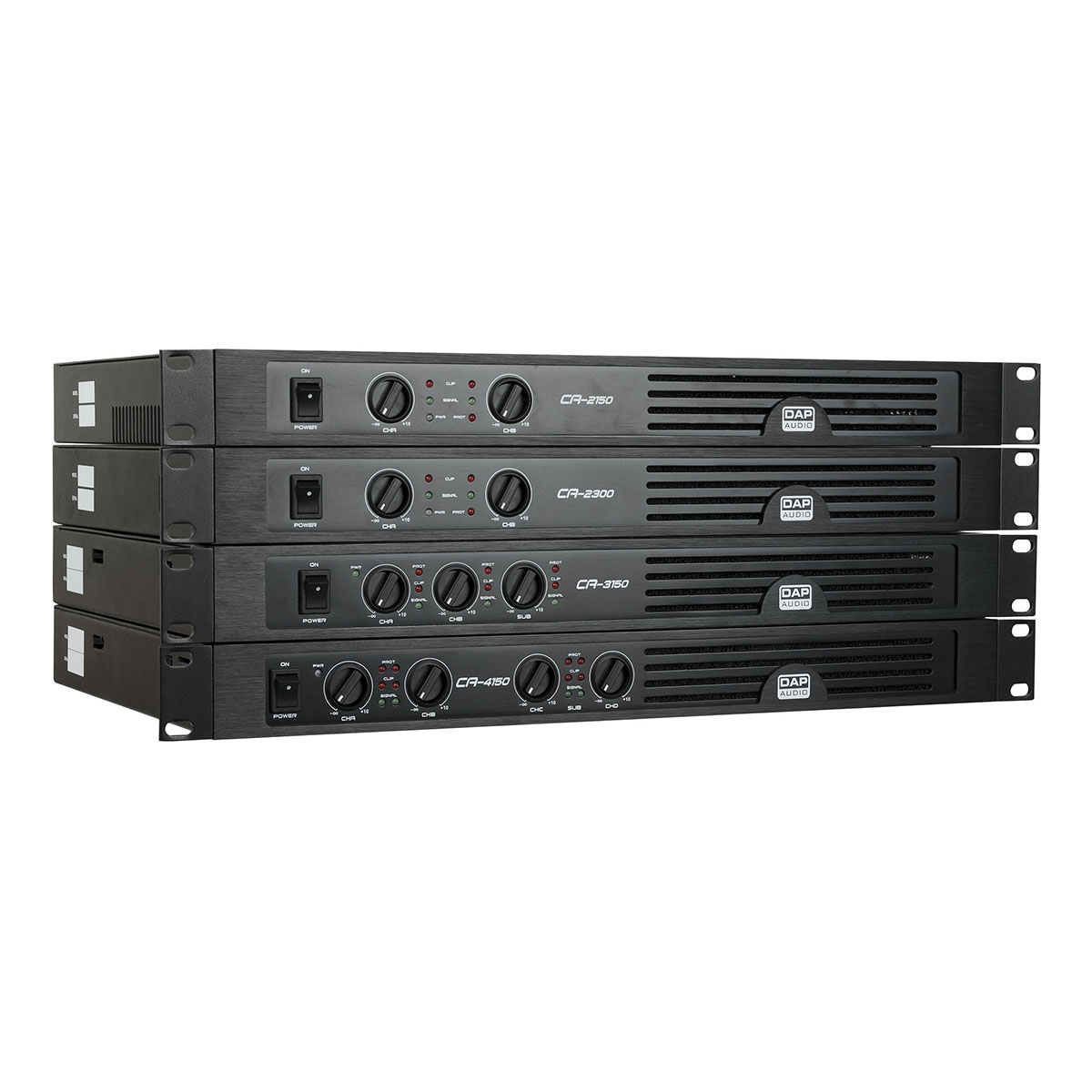 DAP CA-2150 Compacte Versterker 2-kanalen - 19 inch 1HE DAP CA-2150 Compacte Versterker 2-kanalen - 19 inch 1HE
