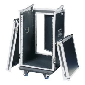 Showgear 19 inch Combi flightcase 16HE + 10HE