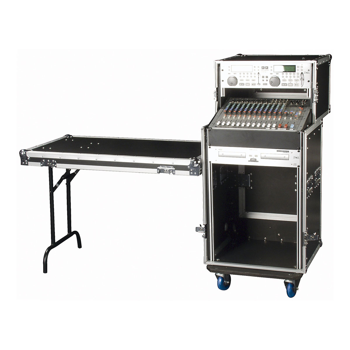 DISCONTINUED - DAP DCA-MDC1 - compact mobiele DJ flightcase DISCONTINUED - DAP DCA-MDC1 - compact mobiele DJ flightcase