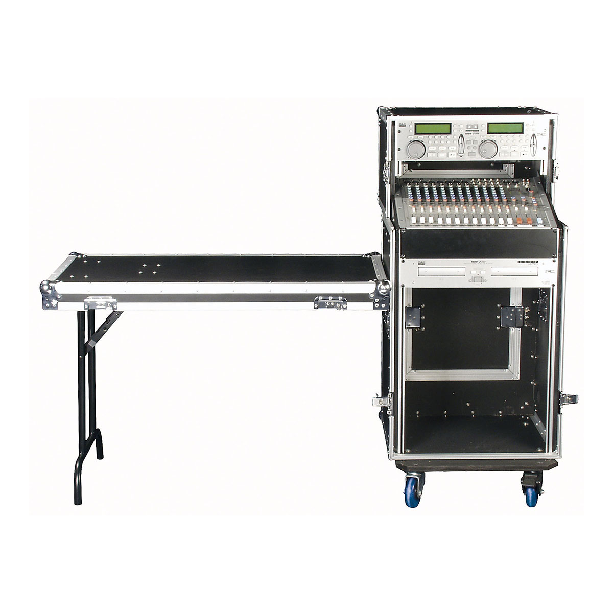 DISCONTINUED - DAP DCA-MDC1 - compact mobiele DJ flightcase DISCONTINUED - DAP DCA-MDC1 - compact mobiele DJ flightcase