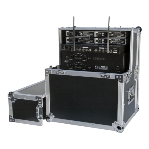 DAP ACA-WMC2 - 19 inch flightcase voor draadloze microfoons