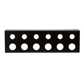 Showgear 19 inch Coverbox 3U Voor 6 x PG16 & 6 x PG21