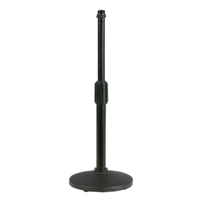 Showgear Desk Mic. Stand Straight, Adj. Chroom, 37 cm/0,8 kg