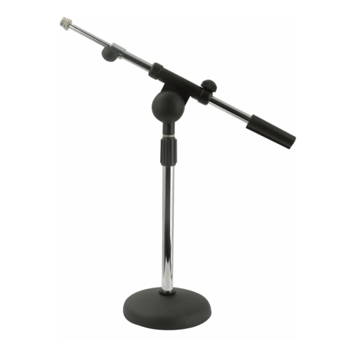 DAP Desk Mic. Stand Chroom, 1,5 kg, + instelbaar Microfoonarm