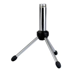 Showgear Mini Desk Mic. Stand Chroom, 15 cm