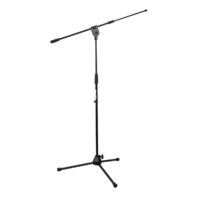 Showgear Pro Microphone stand with telescopic boom 850-1430mm metalen voetstuk