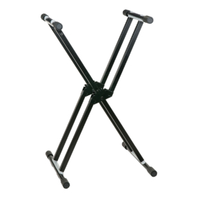 Showgear Keyboard stand dubbel frame, afneembare voet en arm