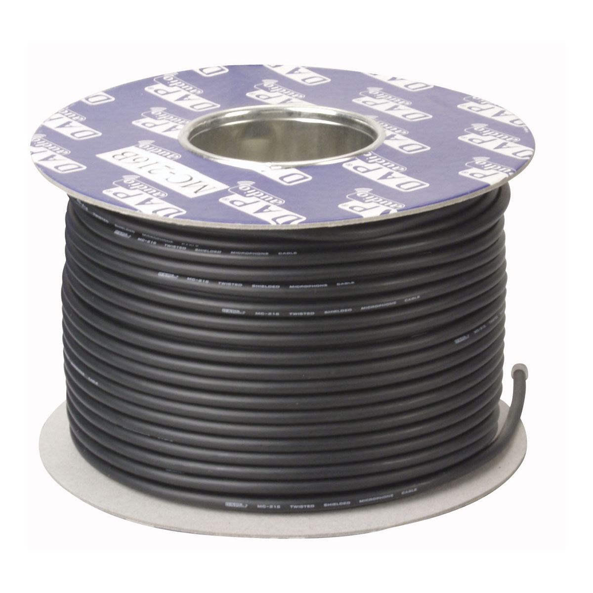 DAP LC-126 Line-kabel asymmetrisch - 100m zwart DAP LC-126 Line-kabel asymmetrisch - 100m zwart