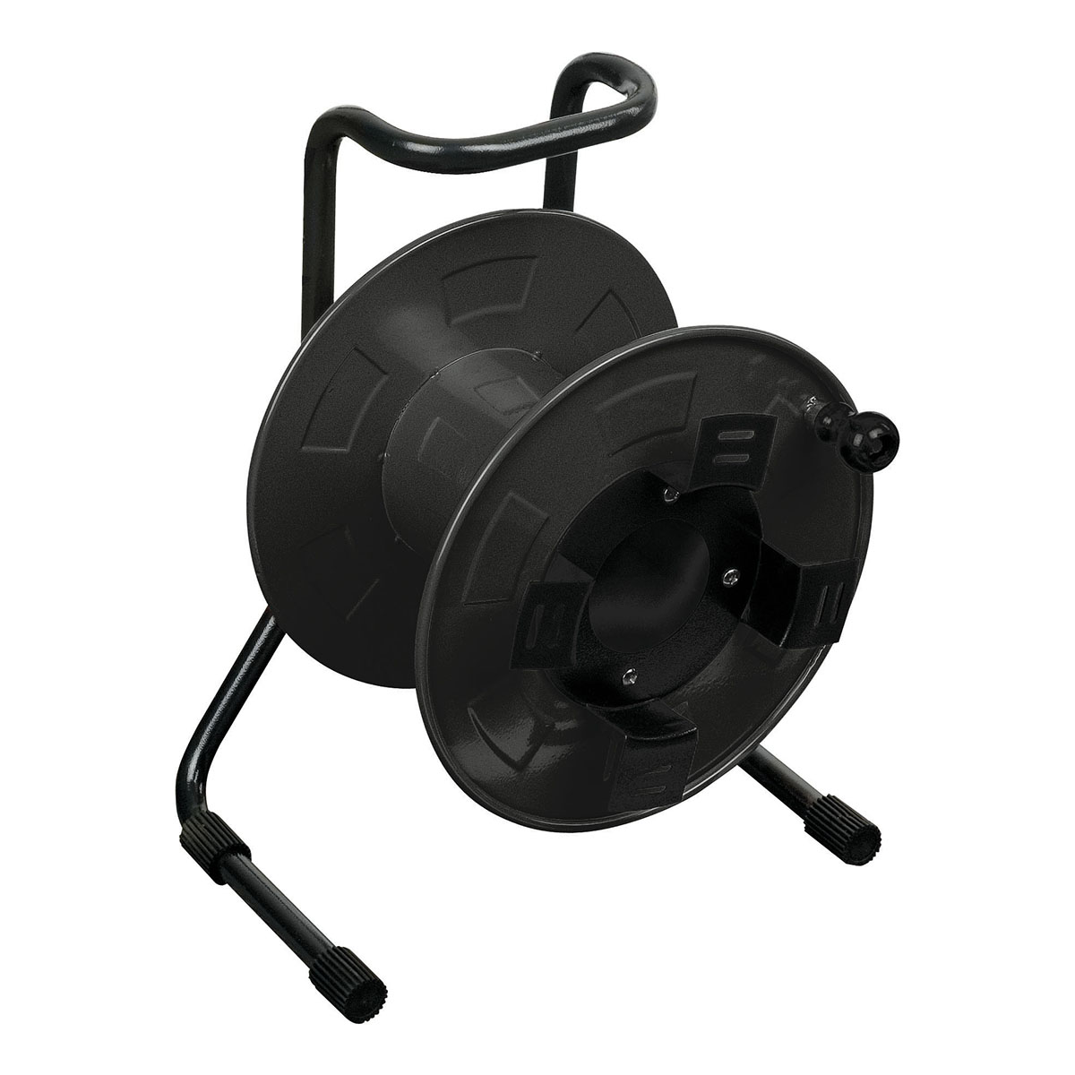 DISCONTINUED - #DAP lege kabelhaspel Ø30 cm - zwart DISCONTINUED - #DAP lege kabelhaspel Ø30 cm - zwart