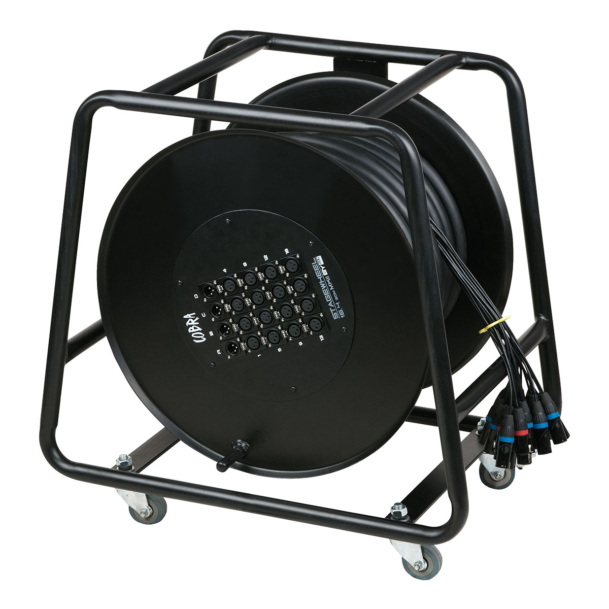 DAP CobraX Stagewheel Multikabel op haspel 16 in / 4 uit - 30 m DAP CobraX Stagewheel Multikabel op haspel 16 in / 4 uit - 30 m