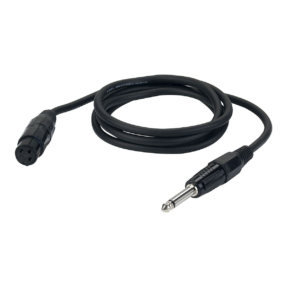 DAP FL02 verloopkabel XLR female 3-pin naar Jack male mono - 1,5 m