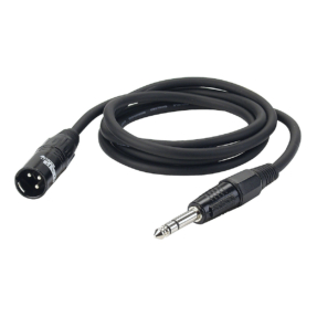 DAP FL04 verkoopkabel XLR male 3-pin naar Jack male stereo - 3 m