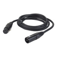 DAP FL09 XLR DMX kabel male 3-pin naar female 3-pin - 0,75 m DAP FL09 XLR DMX kabel male 3-pin naar female 3-pin - 0,75 m