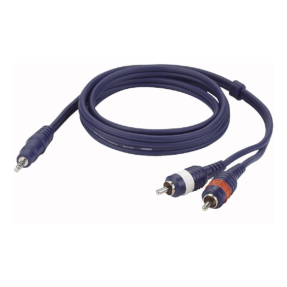 DAP Stereo Mini Jack - 2 RCA Tulp Male 6m