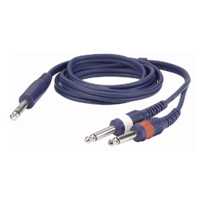 DAP Stereo Jack - 2 Mono Jack 1,5 m