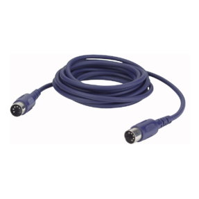 DAP FL50 DIN MIDI 5-pin kabel met 3-pins aangesloten - 10 m