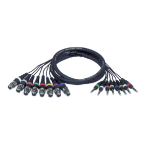 DAP FL67 - 8 XLR/F 3 p. > 8 Jack stereo 3 m