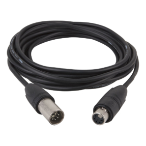 DAP FL83 XLR DMX male 5-pin naar female 5-pin IP65 - 3 m
