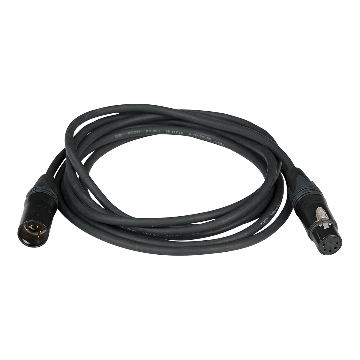 DAP FL84 XLR DMX male 5-pin naar female 5-pin - 1,5 m DAP FL84 XLR DMX male 5-pin naar female 5-pin - 1,5 m