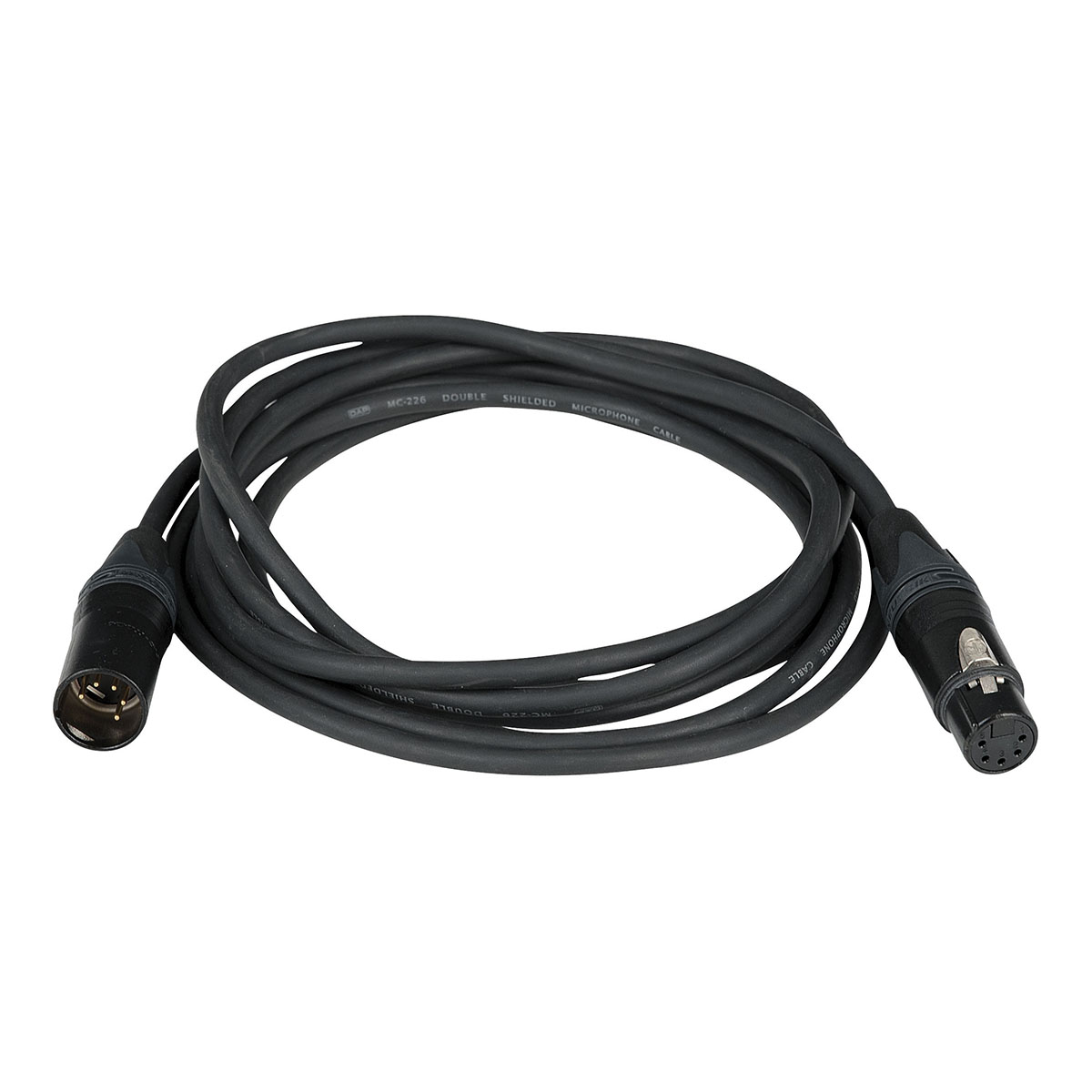 DAP FL84 XLR DMX male 5-pin naar female 5-pin - 6 m DAP FL84 XLR DMX male 5-pin naar female 5-pin - 6 m