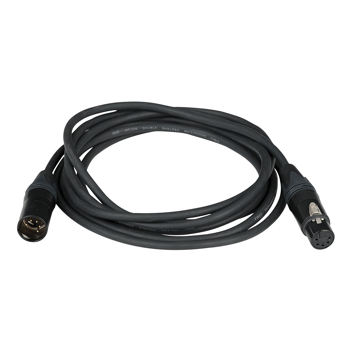 DAP FL85 Digi Quad XLR DMX kabel male 5-pin naar female 5-pin - 6 m DAP FL85 Digi Quad XLR DMX kabel male 5-pin naar female 5-pin - 6 m