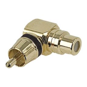 DAP RCA Male to RCA Female 90° adapter