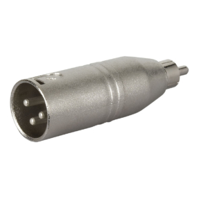 DAP FLA32 - Verloop-plug XLR male 3-pin naar RCA male