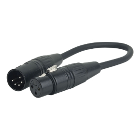DAP Verloop-kabel XLR 5-pin male naar XLR 3-pin female - 25cm