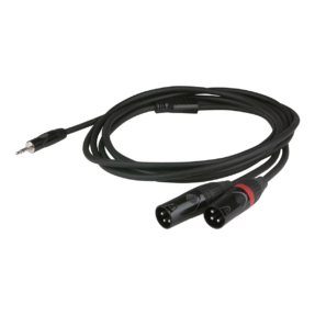 DAP PRO Stereo Mini Jack - 2 XLR Male 3p 1,5m