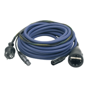 DAP FP09 Audio Power / Signaal combikabel blauw - 15 m