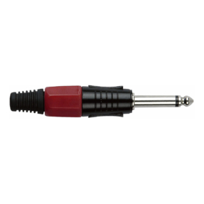 DAP Mono Jack plug, zwarte behuizing