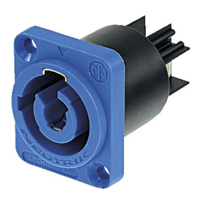 Neutrik NAC3MPA1 powerCON Chassis input connector 20A blauw