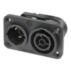 Neutrik® NAC3PX-TOP powerCON® TRUE1 in/outlet chassis connector afsluitbaar