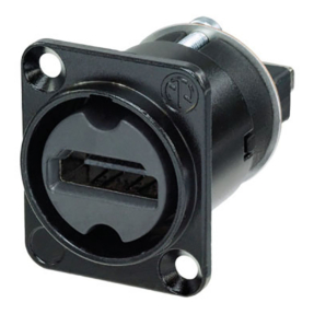 Neutrik® NAHDMI-W-B HDMI feedthrough adapter
