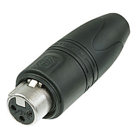 Neutrik® NC3FXX-HD-D XLR 3p. 'Heavy Duty' IP Connector Female 3p vrouwelijk, zilveren behuizing, gouden contacten Neutrik® NC3FXX-HD-D XLR 3p. 'Heavy Duty' IP Connector Female 3p vrouwelijk, zilveren behuizing, gouden contacten