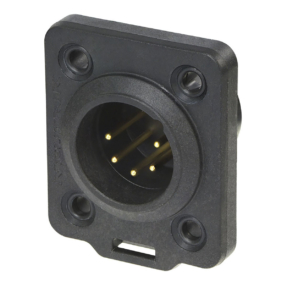 Neutrik® NC5MDX-TOP - 5-polige male chassisconnector IP65 X-TOP series Neutrik® NC5MDX-TOP - 5-polige male chassisconnector IP65 X-TOP series