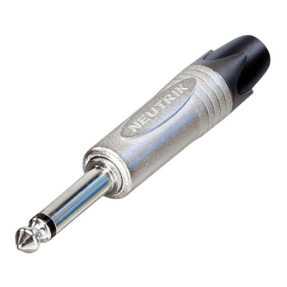 Neutrik® NP2X Mono Jack plug, nikkelen behuizing