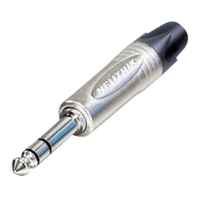 Neutrik® NP3X Stereo Jack plug, nikkelen behuizing