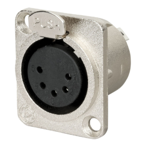 DAP XLR 5p. Chassis Female Vrouwelijk