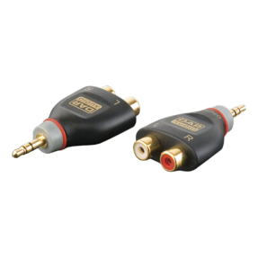 DAP XGA17 - Verloop-plug Mini-jack male stereo naar 2x RCA female