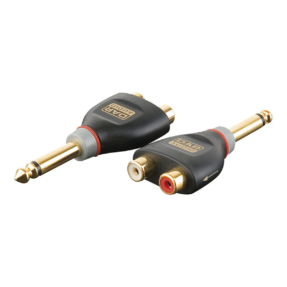 DAP XGA19 - Verloop-plug Jack male mono naar 2x RCA female