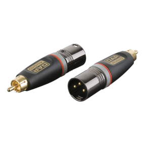 DAP XGA32 - Verloop-plug XLR male 3-pin naar RCA male