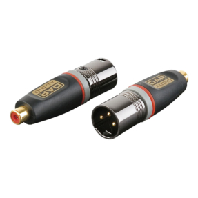 DAP XGA34 - Verloop-plug XLR male 3-pin naar RCA female