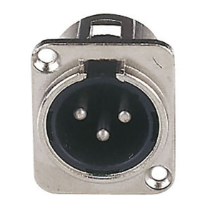 DAP XLR 3p. Chassis Male Mannelijk