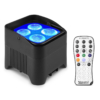 BeamZ BBP94W accu LED PAR 4x 12W RGBAW-UV en draadloze DMX