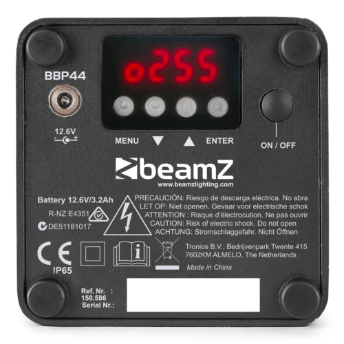 BeamZ Professional BBP44 Uplight Par Mini RGBW IP65