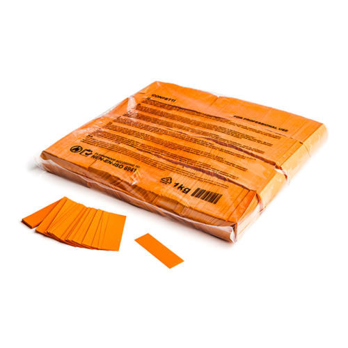 MAGICFX® Slowfall confetti 55x17mm - oranje